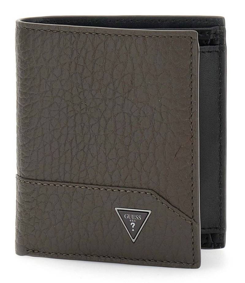 Guess Geldbörse Bifold Wallet, aus echtem Leder mit RFID-Blocker Schutz von Guess