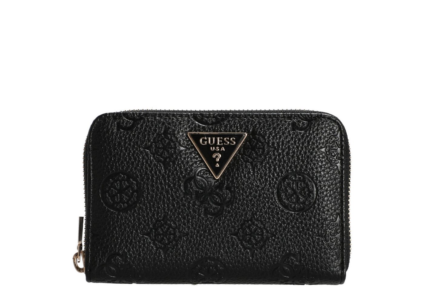 Guess Geldbörse Cresidia II SLG Med Zip Around - Geldbörse (black logo) von Guess