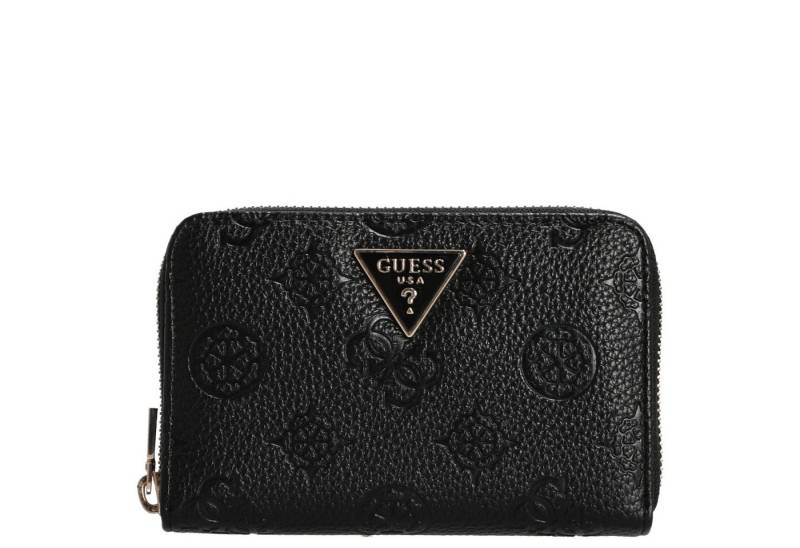 Guess Geldbörse Cresidia II SLG Med Zip Around - Geldbörse (black logo) von Guess