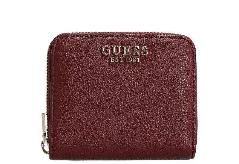 Guess Geldbörse Laurel II SLG Small Zip Around - Geldbörse 4cc 11 cm (wine) von Guess
