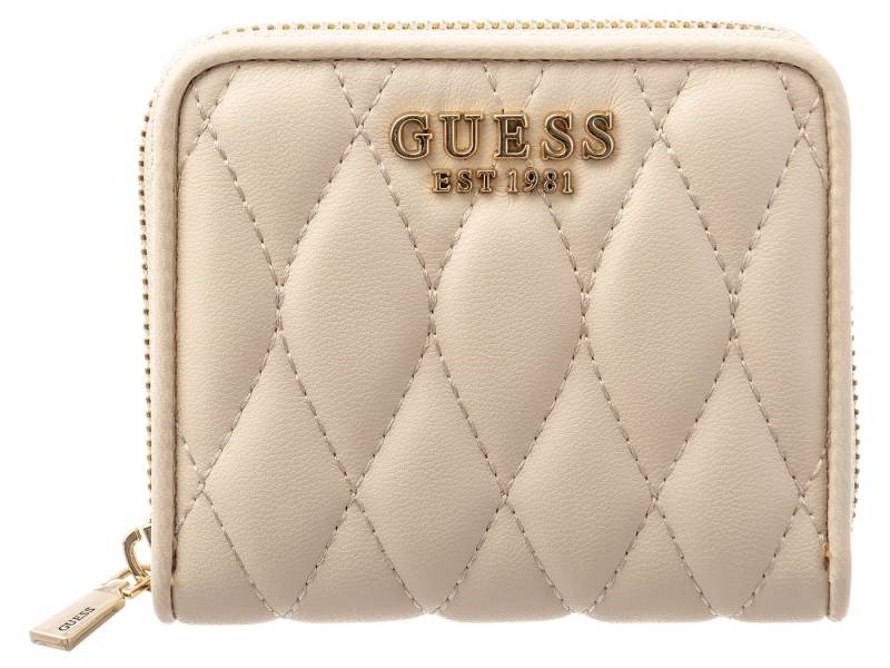 Guess Geldbörse SWBG7459146 LAUREL II SLG LARGE ZIP AROUND Woman (Stück, 1-tlg., 1), Logoschriftzug von Guess