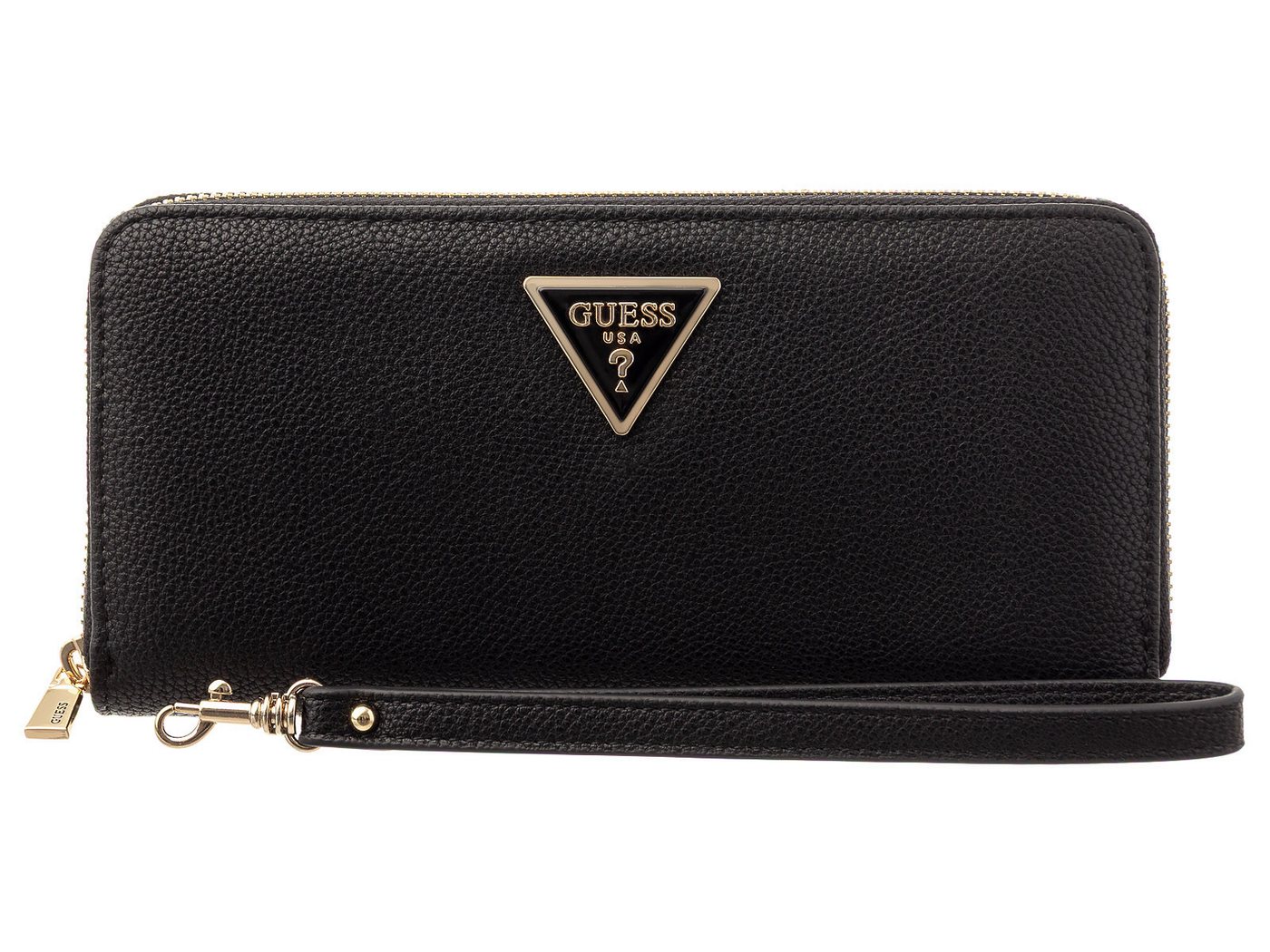 Guess Geldbörse SWBG7459146 LAUREL II SLG LARGE ZIP AROUND Woman (Stück, 1-tlg., 1), Logoschriftzug von Guess