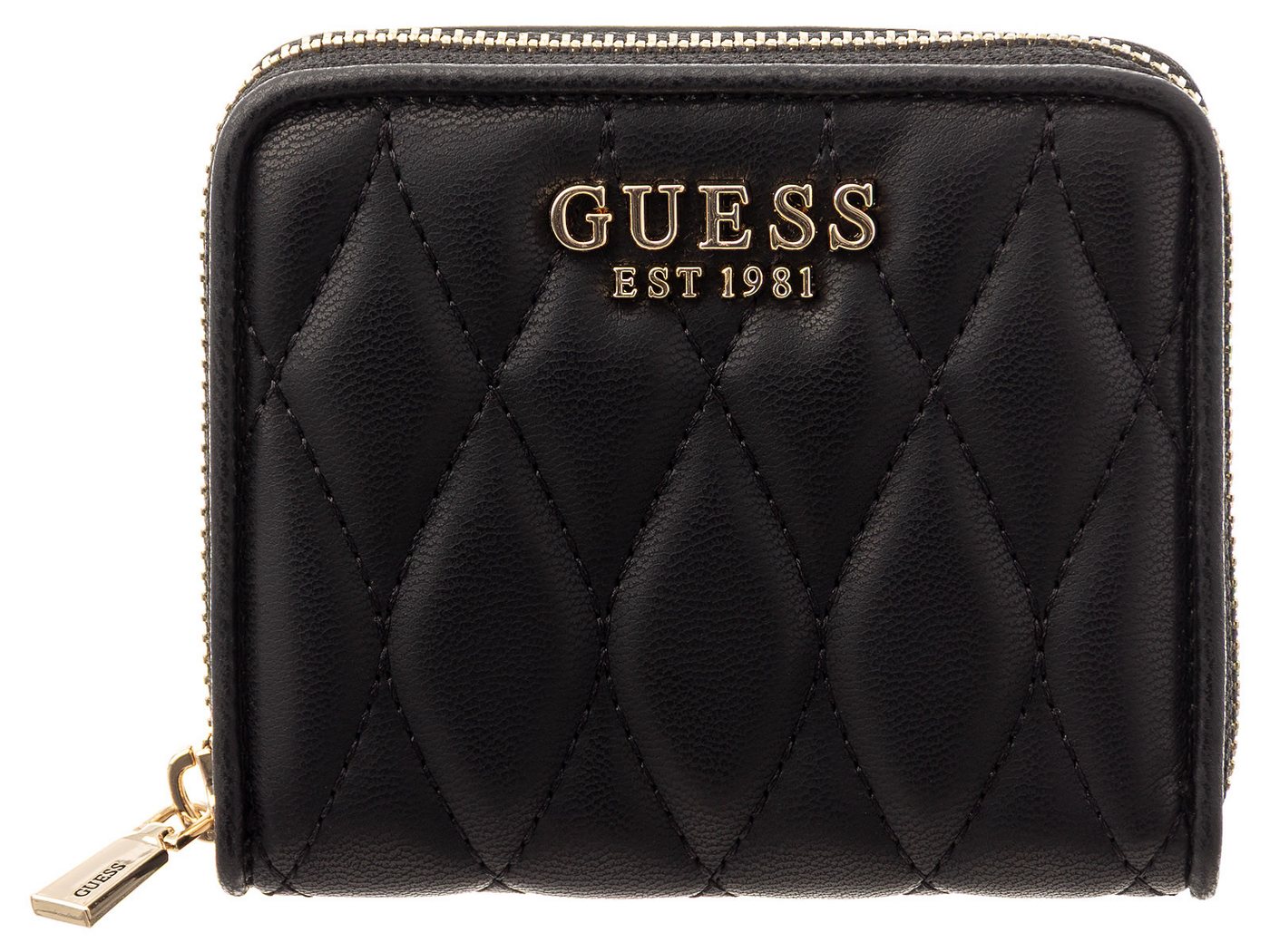 Guess Geldbörse SWBG7459146 LAUREL II SLG LARGE ZIP AROUND Woman (Stück, 1-tlg., 1), Logoschriftzug von Guess