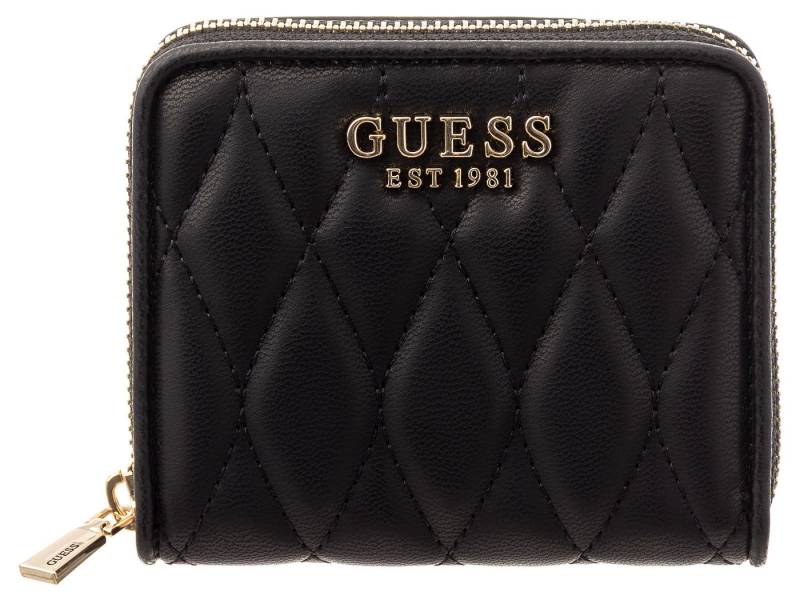 Guess Geldbörse SWBG7459146 LAUREL II SLG LARGE ZIP AROUND Woman (Stück, 1-tlg., 1), Logoschriftzug von Guess