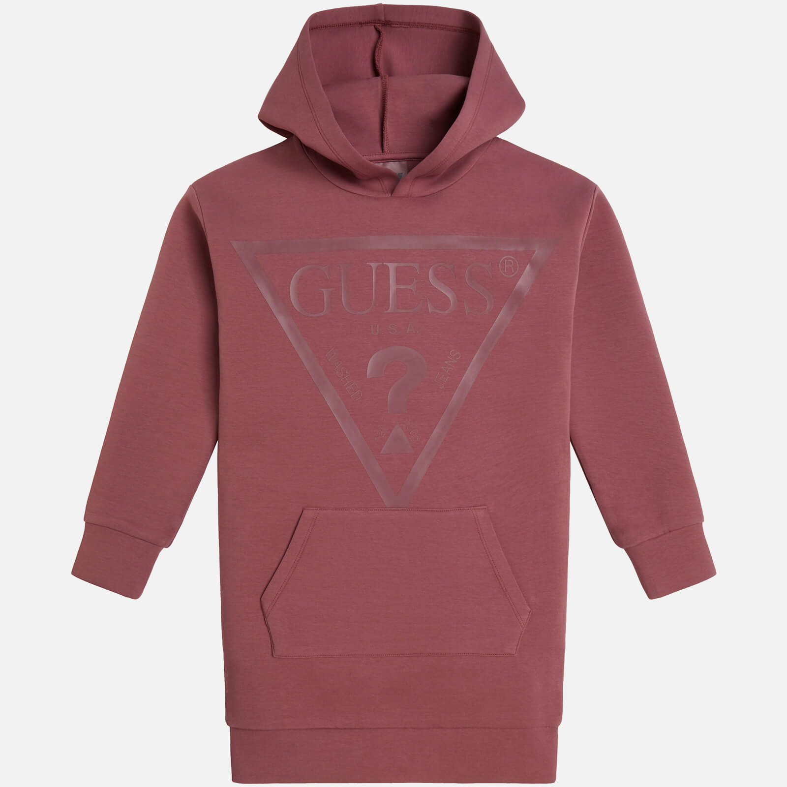 Guess Girls' Logo-Printed Cotton-Blend Hooded Dress - 12 Years von Guess