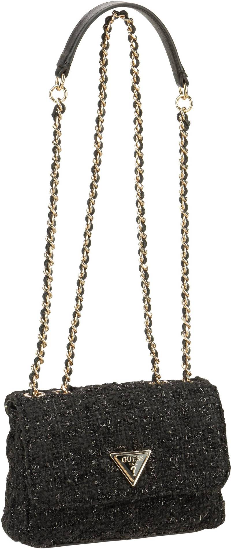Guess Giully Mini 2 Compartment Conv Flap 48740  in Schwarz (1.4 Liter), Abendtasche von Guess