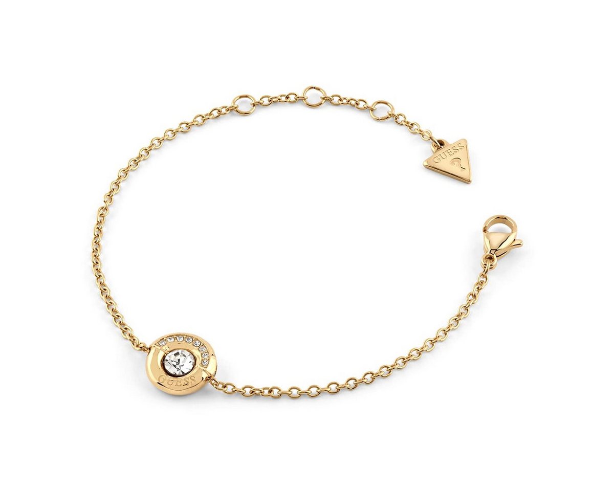 Guess Gliederarmband Damen-Coin Pave Goldfarben S von Guess