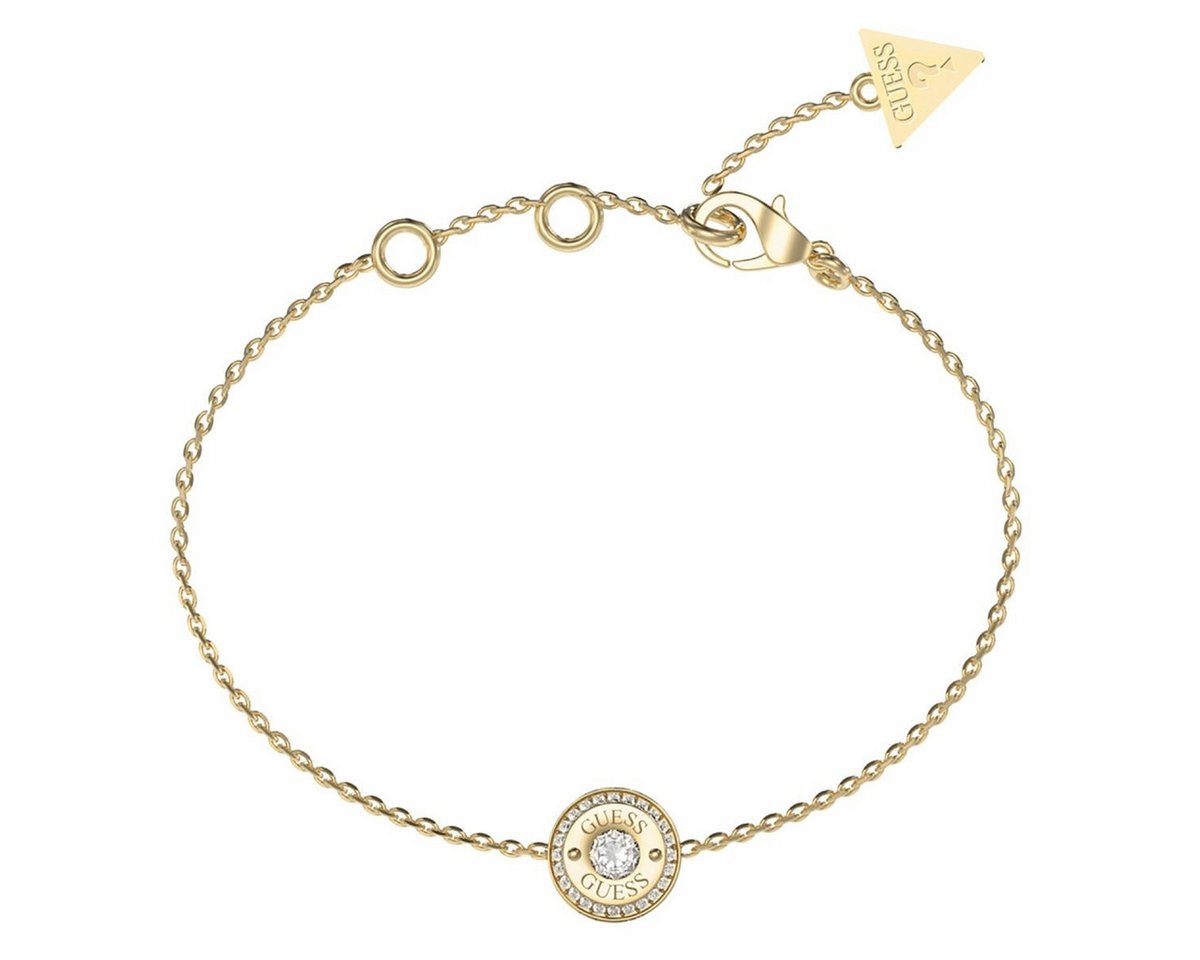 Guess Gliederarmband Damen-Coin Pave Goldfarben S von Guess