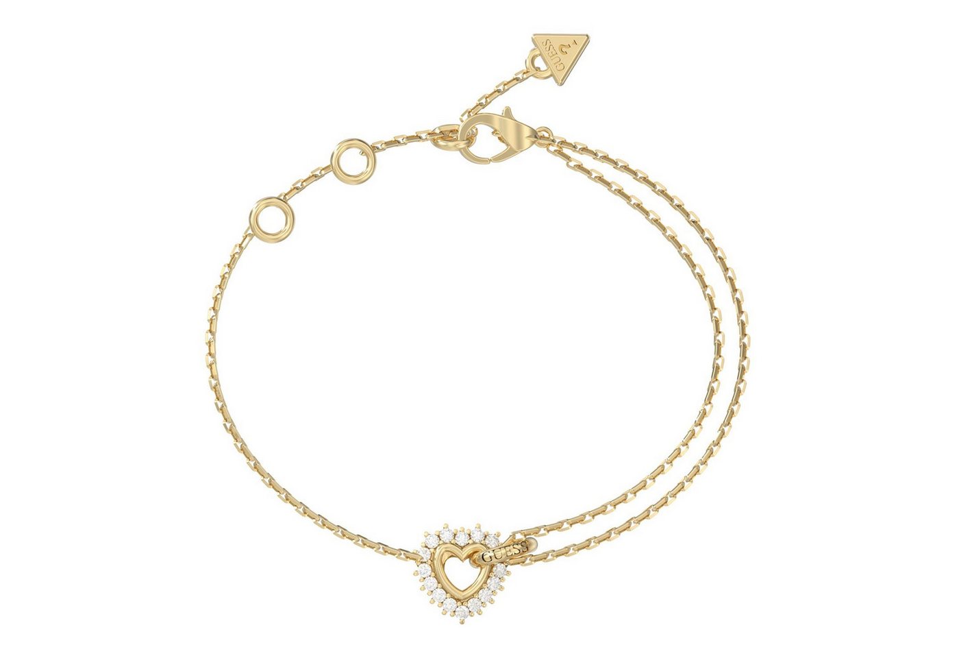 Guess Gliederarmband Damen--Goldfarben S von Guess