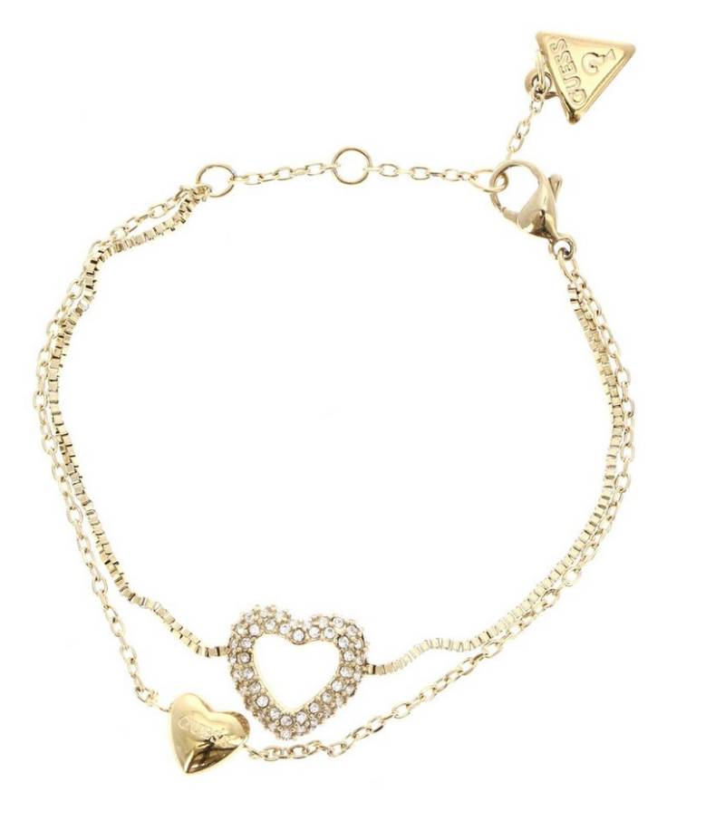 Guess Gliederarmband Two Hearts Double Bracelet Guess Gliederarmband Two Hearts Double Bracelet von Guess