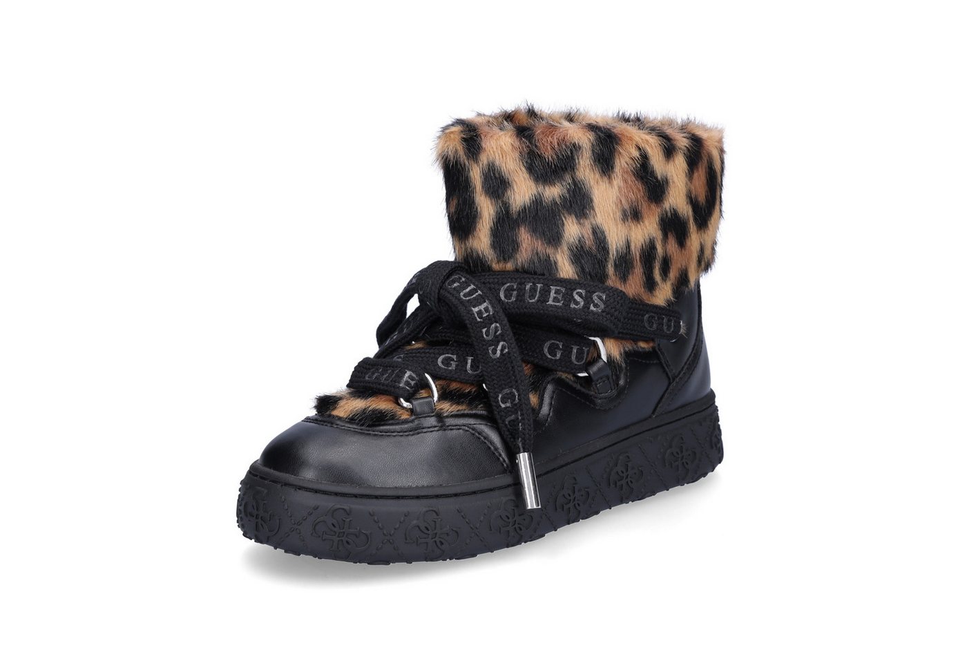 Guess Guess Damen Boot Uneek schwarz leo Ankleboots von Guess