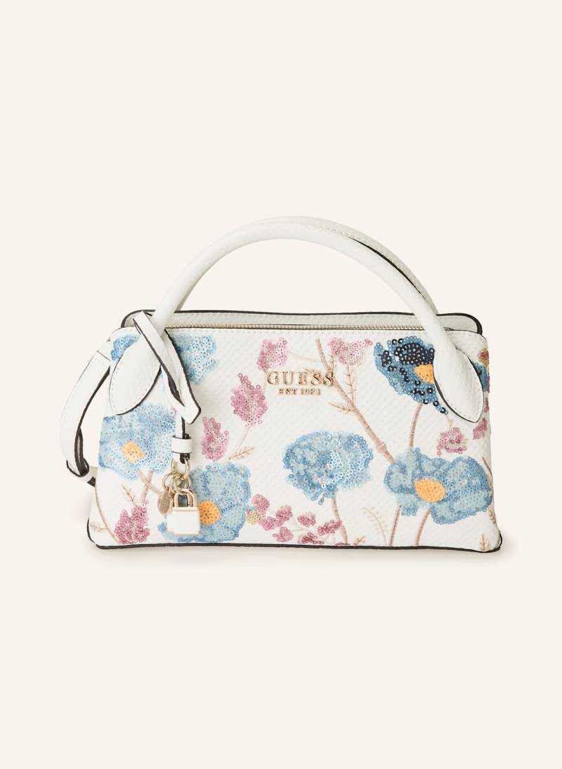 Guess Handtasche Zaria Small Mit Pailletten weiss von Guess
