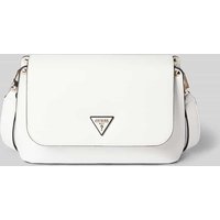 Guess Handtasche in unifarbenem Design Modell 'MERIDIAN' in Stein, Größe 1 von Guess