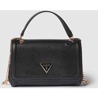 Guess Handtasche mit Kettenriemen Modell 'NOELLE CROSSBODY' in black in Black, Größe One Size von Guess