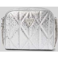 Guess Handtasche mit Label-Applikation Modell 'ALDINA CAMERA CROSSBODY' in Silber, Größe 1 Guess Handtasche mit Label-Applikation Modell 'ALDINA CAMERA CROSSBODY' in Silber, Größe 1 von Guess