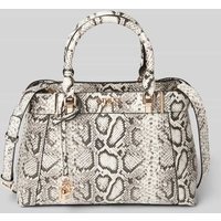 Guess Handtasche mit Label-Applikation Modell 'ANADELA' in Mittelgrau, Größe 1 von Guess