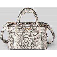 Guess Handtasche mit Label-Applikation Modell 'ANADELA' in Mittelgrau, Größe 1 von Guess