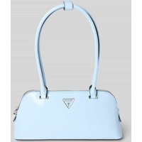 Guess Handtasche mit Label-Applikation Modell 'ARNELA' in Hellblau, Größe 1 von Guess