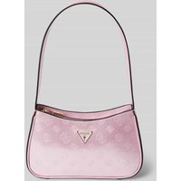 Guess Handtasche mit Label-Applikation Modell 'ARNELA' in Rose, Größe 1 von Guess