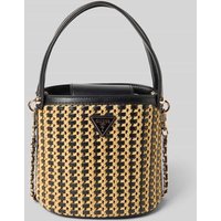 Guess Handtasche mit Label-Applikation Modell 'ATALIA' in Black, Größe 1 von Guess