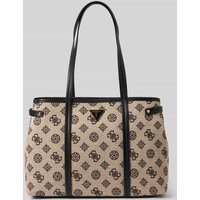 Guess Handtasche mit Label-Applikation Modell 'BEYZA GIRLFRIEND TOTE' in Black, Größe 1 von Guess