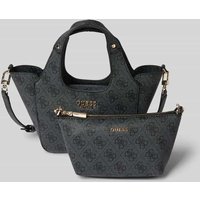 Guess Handtasche mit Label-Applikation Modell 'CALISTA' in Anthrazit, Größe 1 Guess Handtasche mit Label-Applikation Modell 'CALISTA' in Anthrazit, Größe 1 von Guess