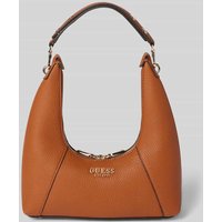 Guess Handtasche mit Label-Applikation Modell 'CALISTA' in Cognac, Größe 1 von Guess