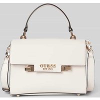 Guess Handtasche mit Label-Applikation Modell 'ECO ALDITH' in Offwhite, Größe 1 von Guess