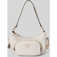 Guess Handtasche mit Label-Applikation Modell 'ECO GEMMA' in Taupe, Größe 1 von Guess