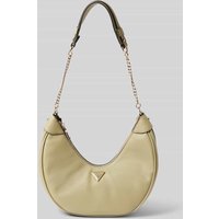 Guess Handtasche mit Label-Applikation Modell 'FEDORA' in Schilf, Größe 1 von Guess
