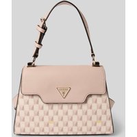 Guess Handtasche mit Label-Applikation Modell 'G WAVE' in Rosa, Größe 1 von Guess