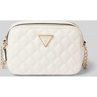Guess Handtasche mit Label-Applikation Modell 'GIULLY' in Offwhite, Größe 1 von Guess