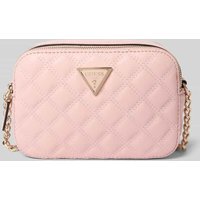Guess Handtasche mit Label-Applikation Modell 'GIULLY' in Pink, Größe 1 von Guess