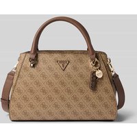 Guess Handtasche mit Label-Applikation Modell 'NOELLE LUXURY SATCHEL' in Taupe, Größe 1 Guess Handtasche mit Label-Applikation Modell 'NOELLE LUXURY SATCHEL' in Taupe, Größe 1 von Guess