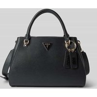 Guess Handtasche mit Label-Applikation Modell 'NOELLE' in Black, Größe 1 von Guess
