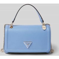 Guess Handtasche mit Label-Applikation Modell 'NOELLE' in Blau, Größe 1 von Guess