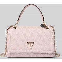 Guess Handtasche mit Label-Applikation Modell 'NOELLE' in Rose, Größe 1 von Guess