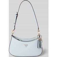 Guess Handtasche mit Label-Applikationen Modell 'NOELLE II' in Hellblau, Größe 1 von Guess