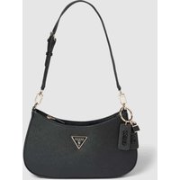 Guess Handtasche mit Label-Applikationen in Black, Größe One Size von Guess