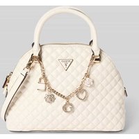 Guess Handtasche mit Label-Detail Modell 'EVERLEE' in Ecru, Größe 1 von Guess