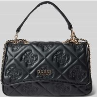 Guess Handtasche mit Label-Detail Modell 'MARIEKE' in Black, Größe One Size von Guess