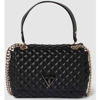 Guess Handtasche mit Label-Detail Modell 'RIANEE' in Black, Größe One Size von Guess