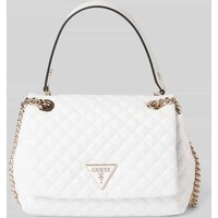 Guess Handtasche mit Label-Detail Modell 'RIANEE' in Weiss, Größe One Size von Guess