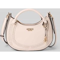 Guess Handtasche mit Label-Detail Modell 'TATUM' in Ecru, Größe 1 von Guess