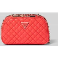 Guess Handtasche mit Steppnähte Modell 'ECO RIANEE MINI' in Rot, Größe 1 von Guess