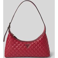 Guess Handtasche mit Steppnähten Modell 'ECO RIANEE' in Rot, Größe 1 von Guess