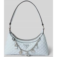 Guess Handtasche mit Steppnähten Modell 'EVERLEE' in Hellblau, Größe 1 von Guess