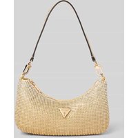 Guess Handtasche mit Strasssteinbesatz Modell 'ZALINA' in Gold, Größe 1 von Guess