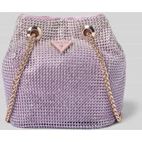 Guess Handtasche mit Strasssteinbesatz Modell 'ZALINA' in Pink, Größe 1 von Guess