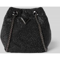 Guess Handtasche mit Ziersteinbesatz Modell 'ZALINA' in Black, Größe 1 von Guess